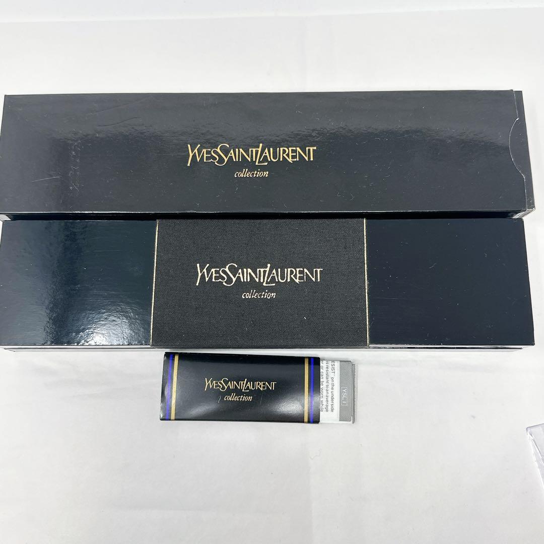 新品電池 稼働 イブサンローラン レディース腕時計 スクエア青針 付属品あり