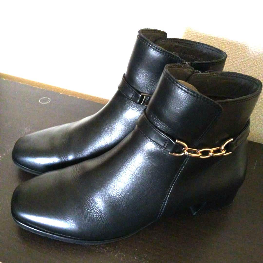 MODE KAORI 2wayチェーン付きショートブーツ ブラック 24.5cm