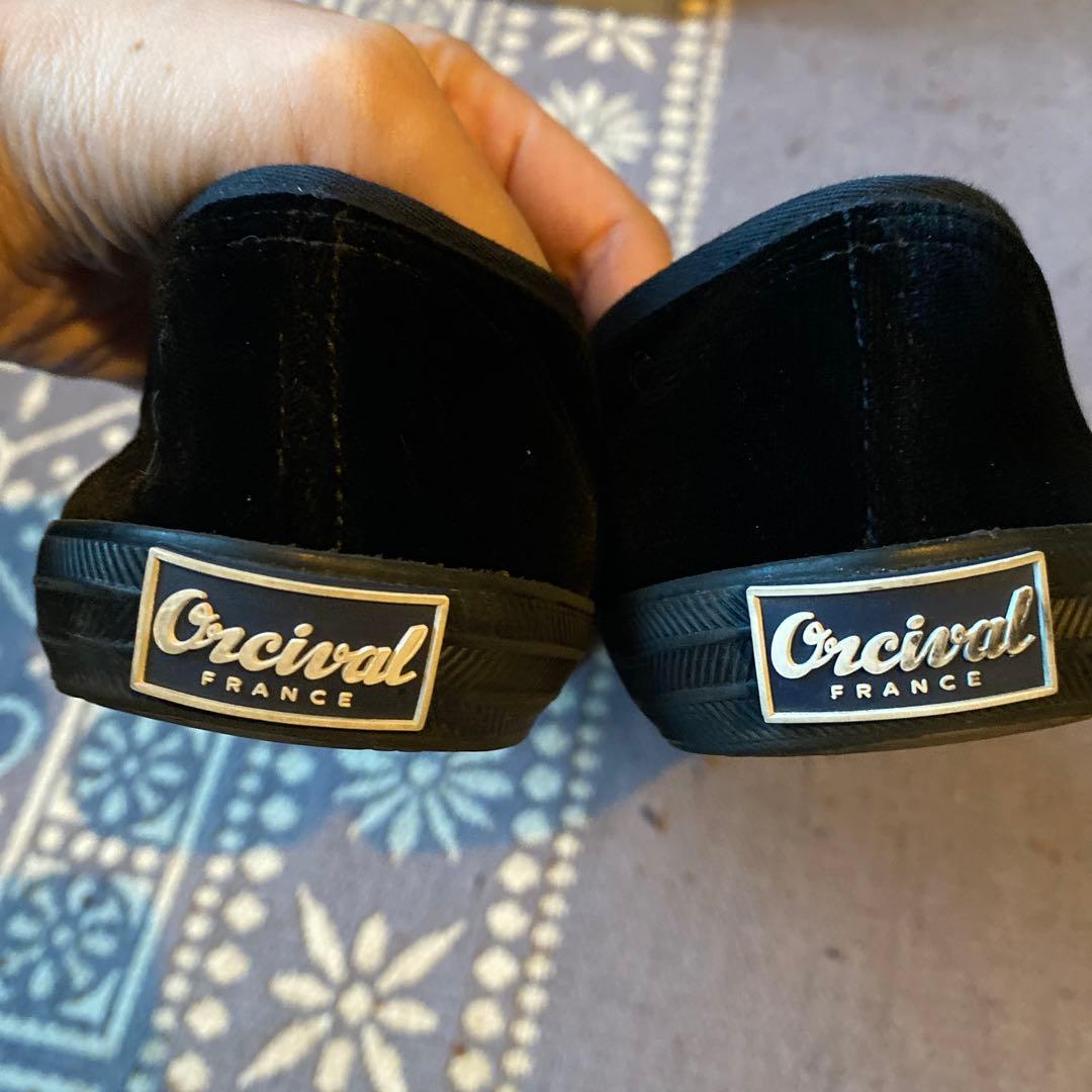 Orcival フラットシューズ ブラック