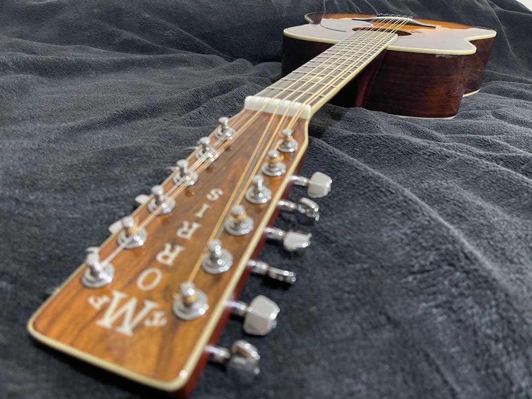 Morris B-50 縦ロゴ ハカランダ 12弦アコースティックギター