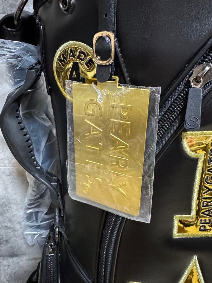 PEARLY GATES ゴルフスタンドキャディバッグ　ヘッドカバー付き