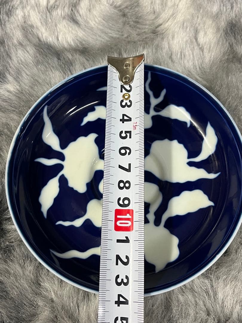 深川製磁 草花折枝 白抜紋 カップ&ソーサー 紅茶碗皿 2客 ペア