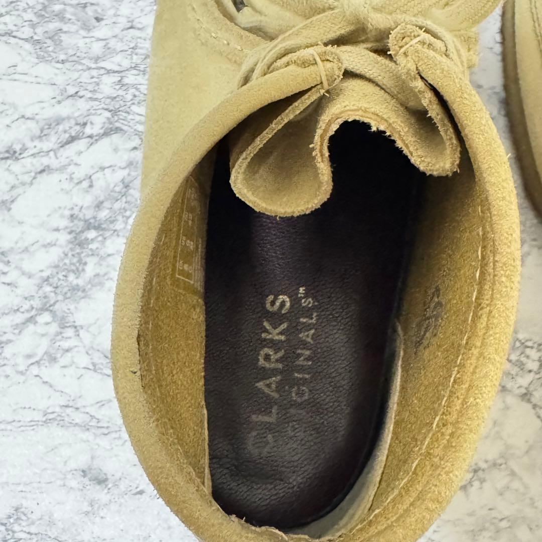 【美品】clarks ワラビー メープル 26.5cm