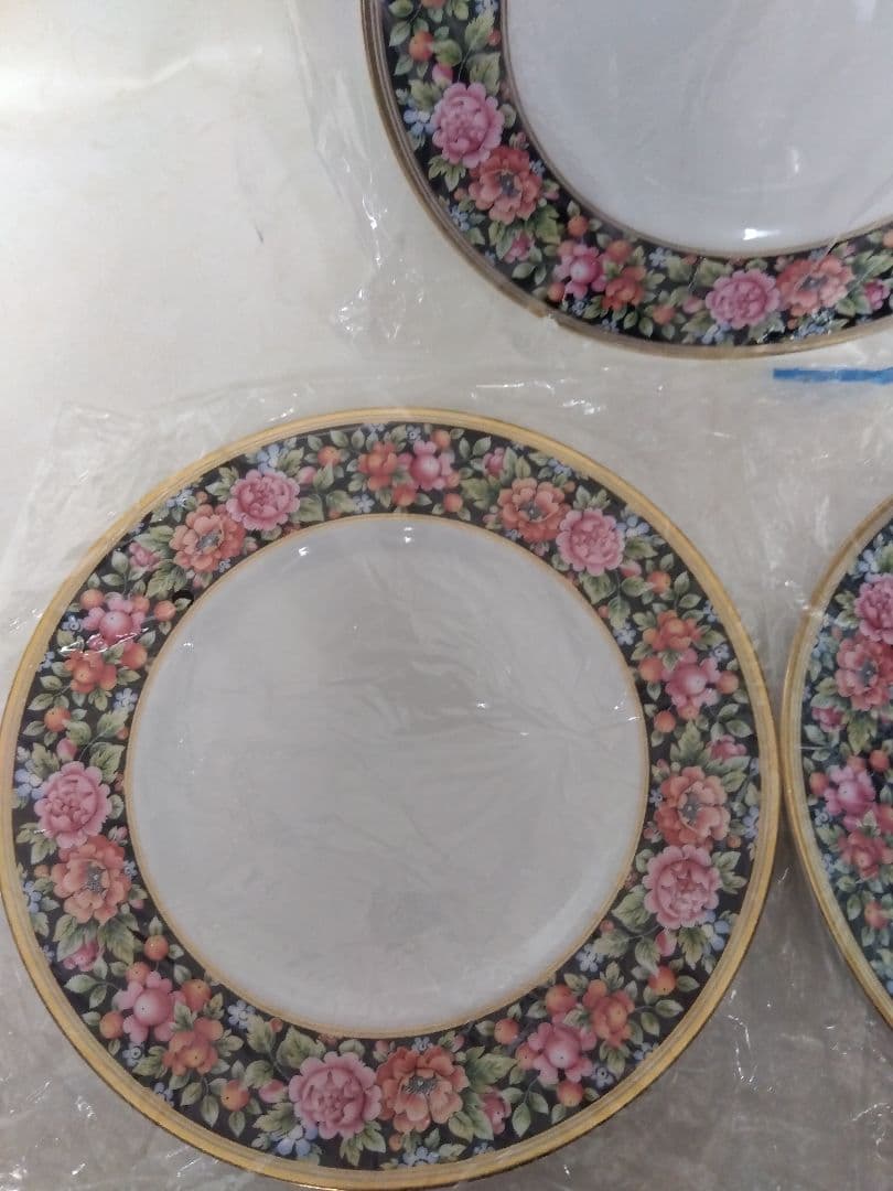 [新品]ウェッジウッド　　　　　 クリオ　フルリムボーダー　皿