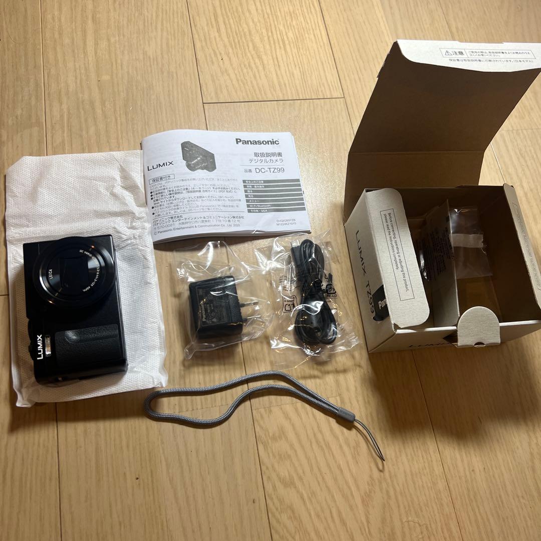 美品 LUMIX TZ99 DC-TZ99 レザーケース付き コンデジ