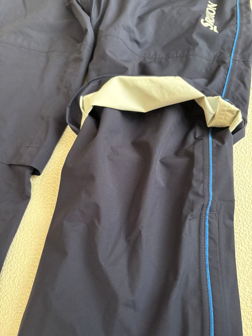 Srixon SMR1000メンズ レインウェア セットアップブルー撥水軽量