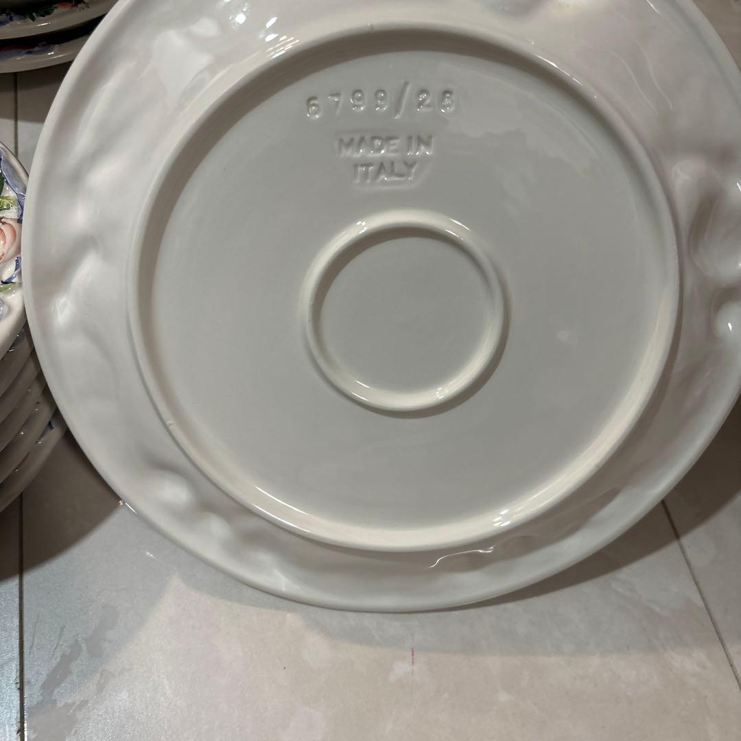 イタリア製 陶器 デザートボウル フルーツ柄　サラダボール 鉢 カラフル 小鉢