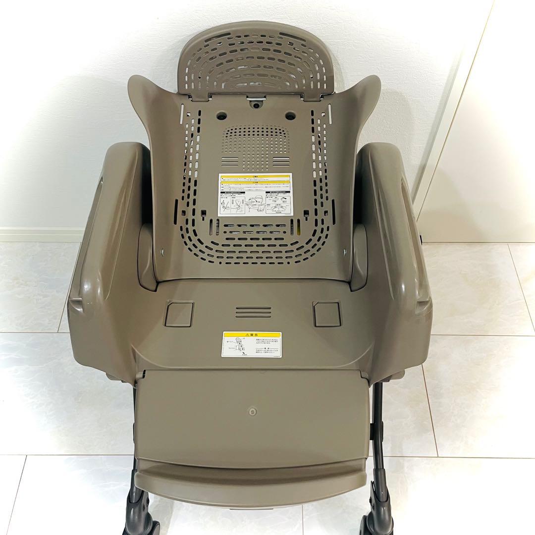 【美品】テーブル艶★コンビネムリラオートスイングBEDiLongカフェブラウン