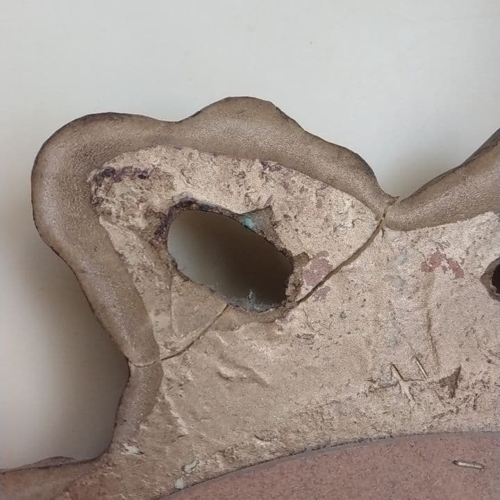 アンティーク調　オーバルミラー　壁掛け鏡　ゴールド　ウォールミラー