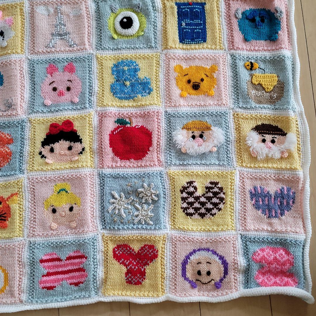 ディズニー　ツムツムのニット&クロシェ