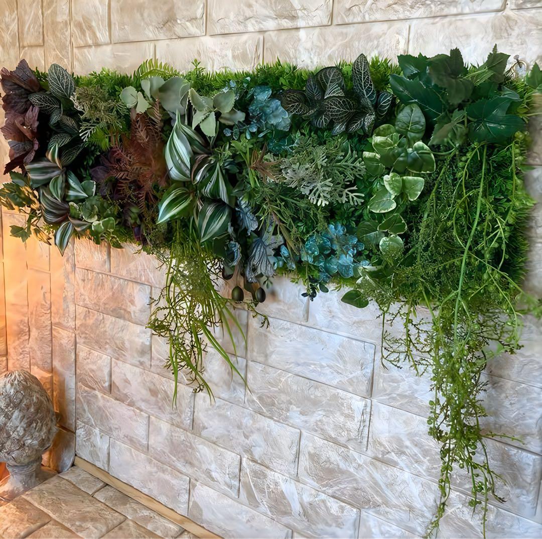 光触媒　人工観葉植物　ウォールグリーン　フェイクグリーン　壁掛け363636