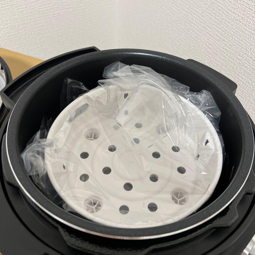 【新品未使用｜展示品】アイリスオーヤマ 電気圧力鍋 2025年式 4リットル 黒