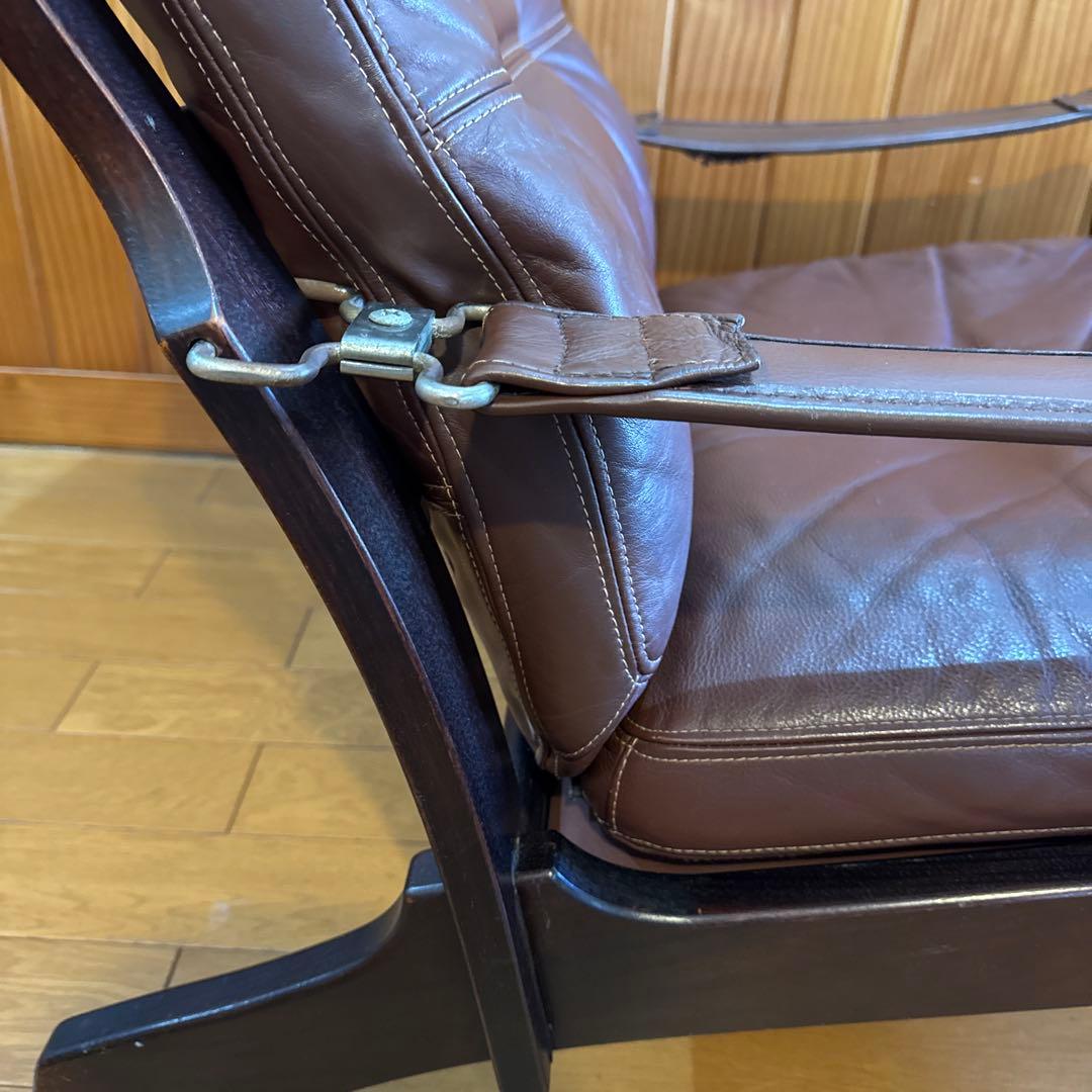 カンディハウス HOCK社 シャーフ 1人掛けソファ　マホガニー/本革　北欧