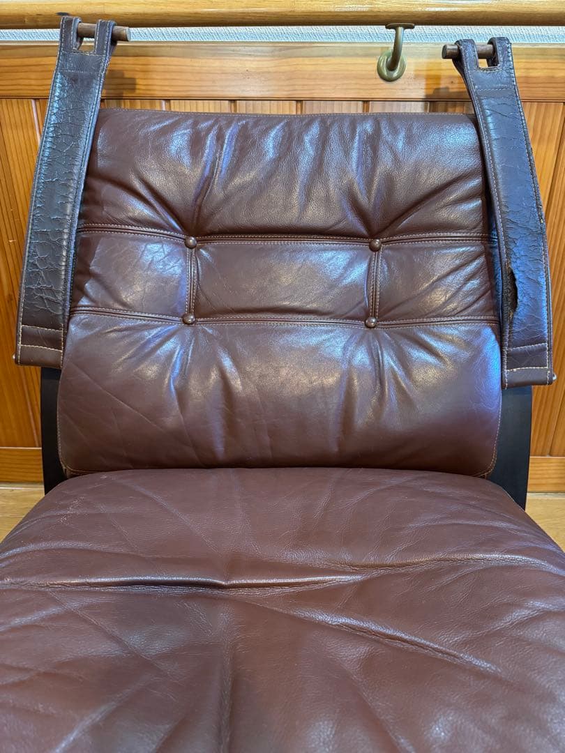 カンディハウス HOCK社 シャーフ 1人掛けソファ　マホガニー/本革　北欧