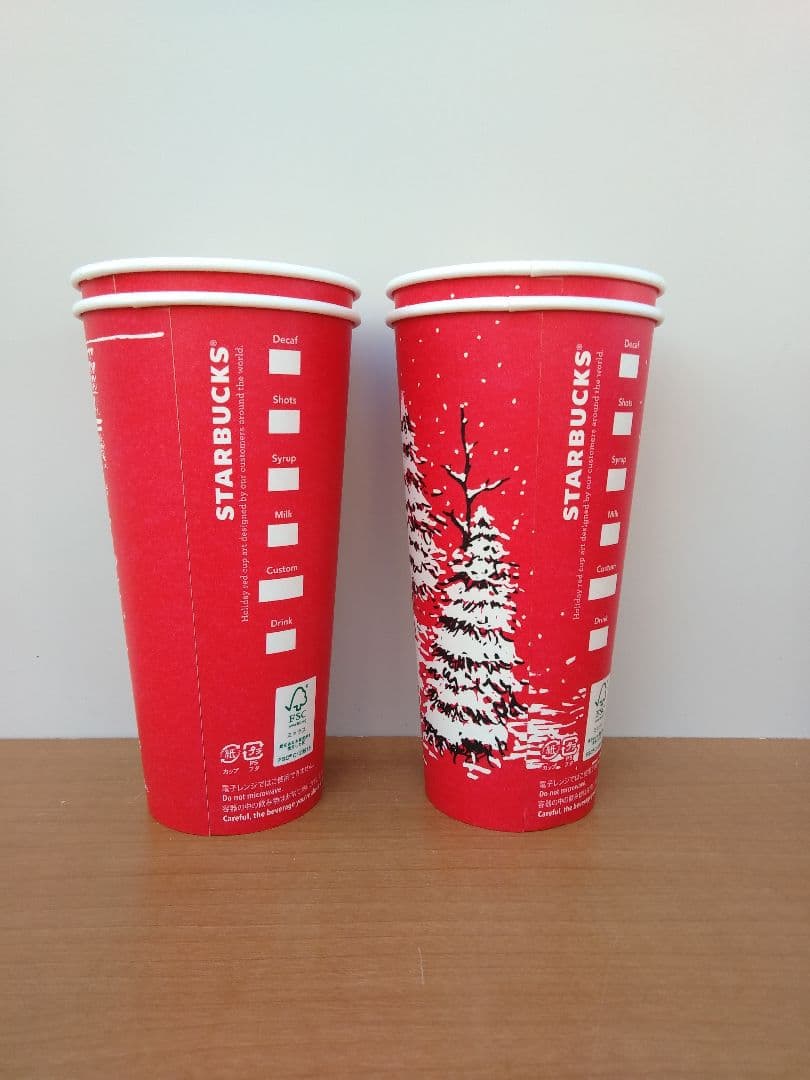 STARBUCKS　スターバックス　ホリデーカップ　2016　未使用　未記入