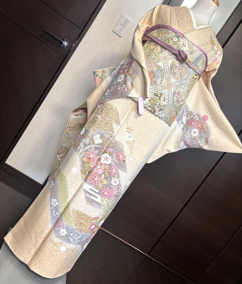 金駒刺繍　訪問着　フルセット　トールサイズ　入学式　卒業式　お宮参り