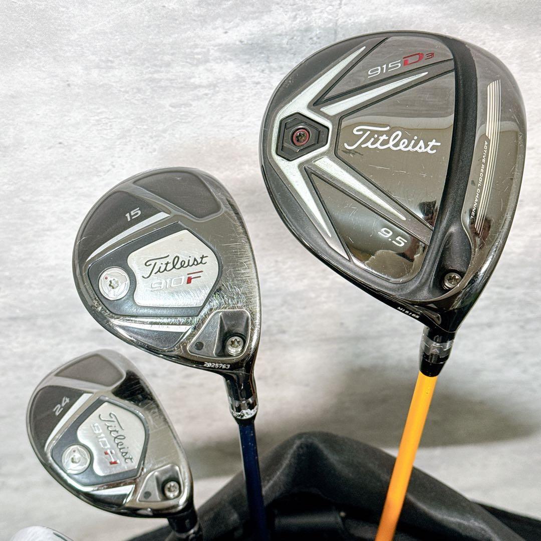 ゴルフクラブセット メンズ タイトリスト フルセット 12本 【K411】