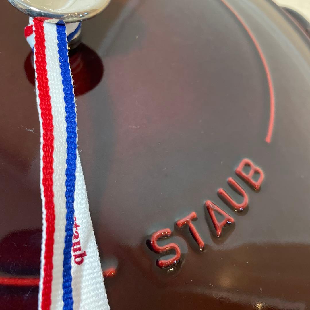 希少 STAUB ストウブ　ブレイザー ソテーパン　28cm　グレナディンレッド