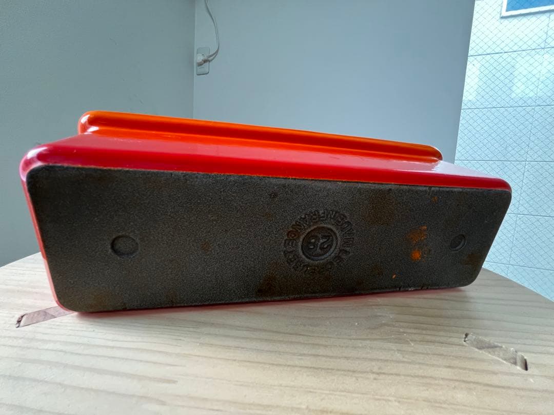 Le Creuset ル・クルーゼ テリーヌ皿　オレンジ 耐熱容器 28cm