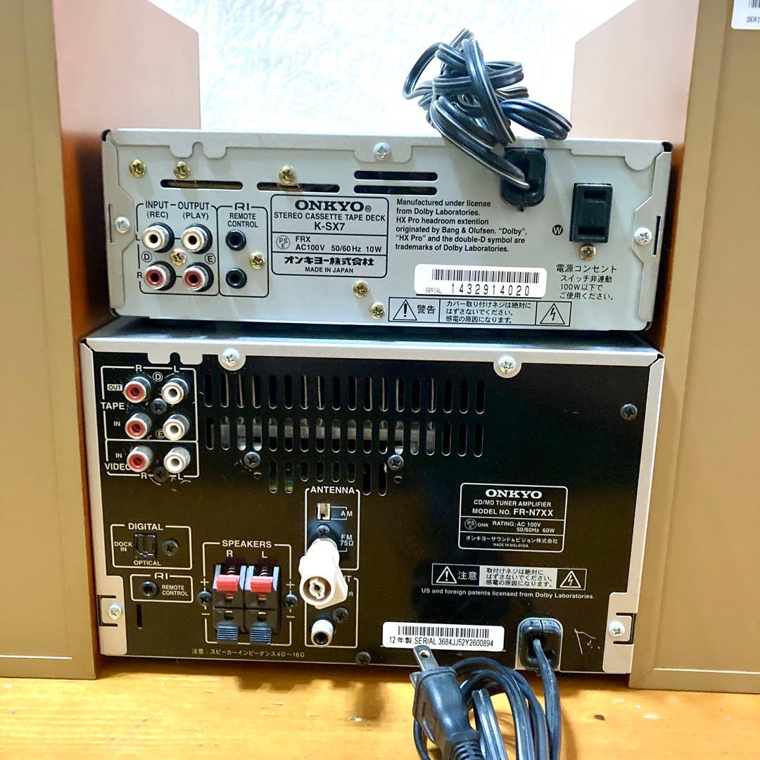【一部難・動作品】ONKYO FR-N7XX コンポ ラジオ オーディオ