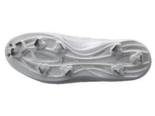 久保田スラッガー スパイク 樹脂底 金具 D-009W 28.5cm ホワイト