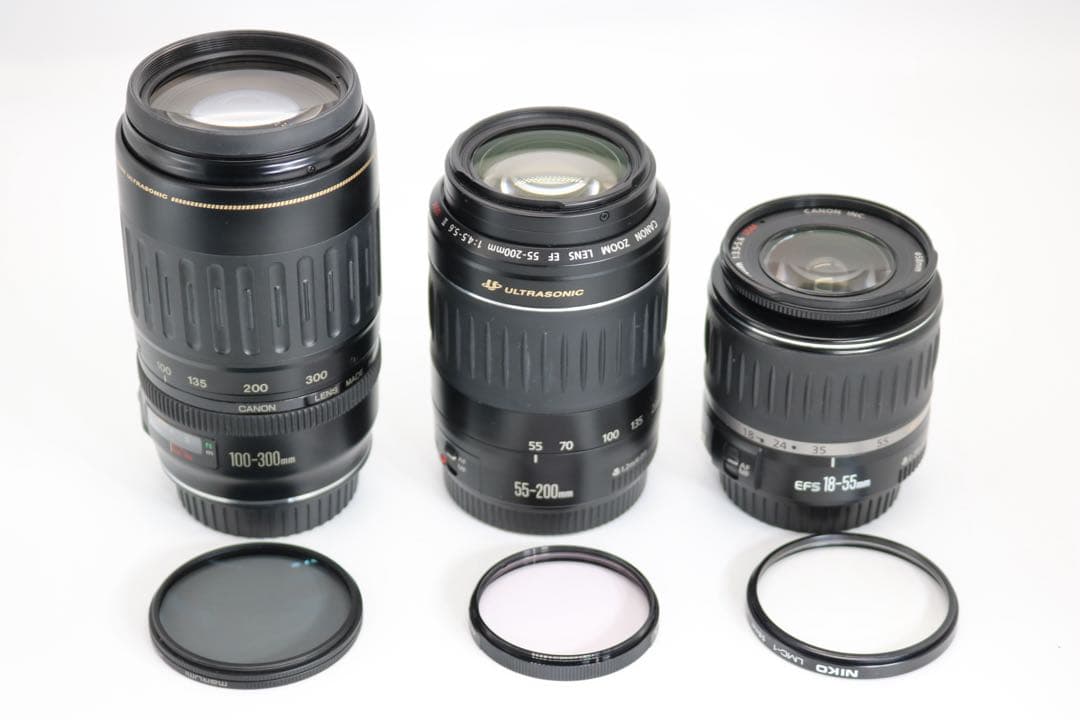 ボディ新品級 【Canon EOS Kiss X8i ダブルレンズセット】