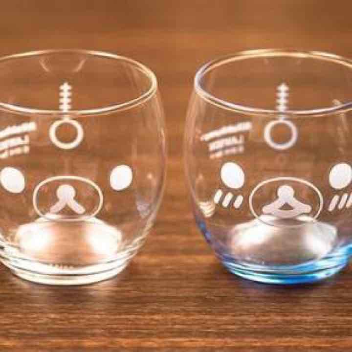リラックマ クリアグラス ローソン 新品 未使用
