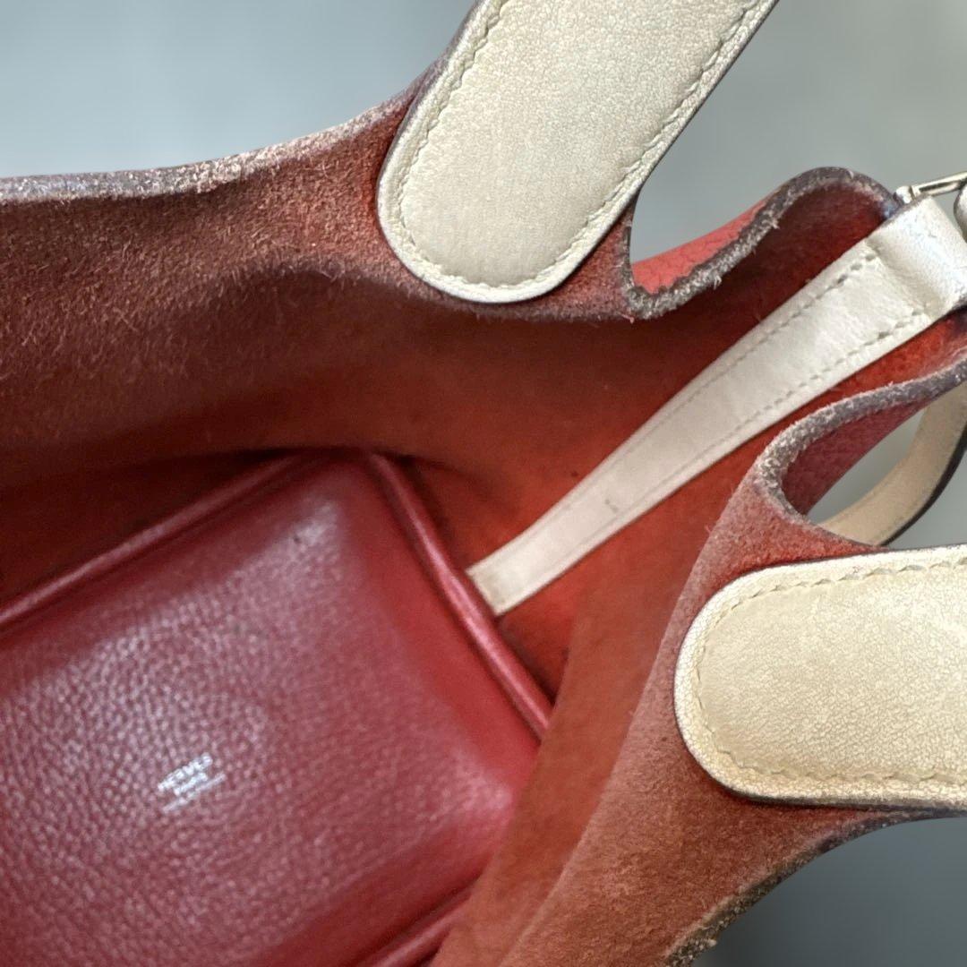 HERMES エルメス　ピコタンロックPM バイカラー　トリヨン