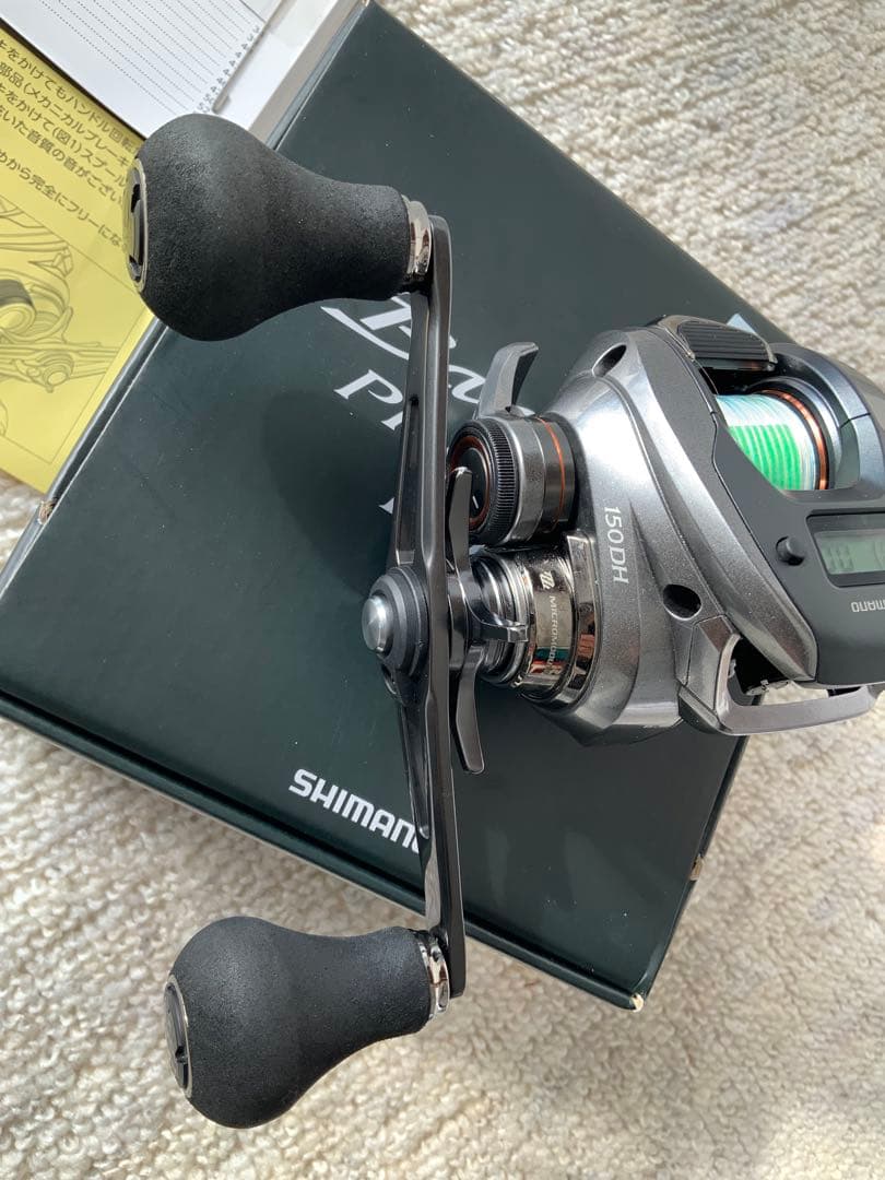 シマノ 24 バルケッタプレミアム 150DH (右巻き・ダブルハンドル)