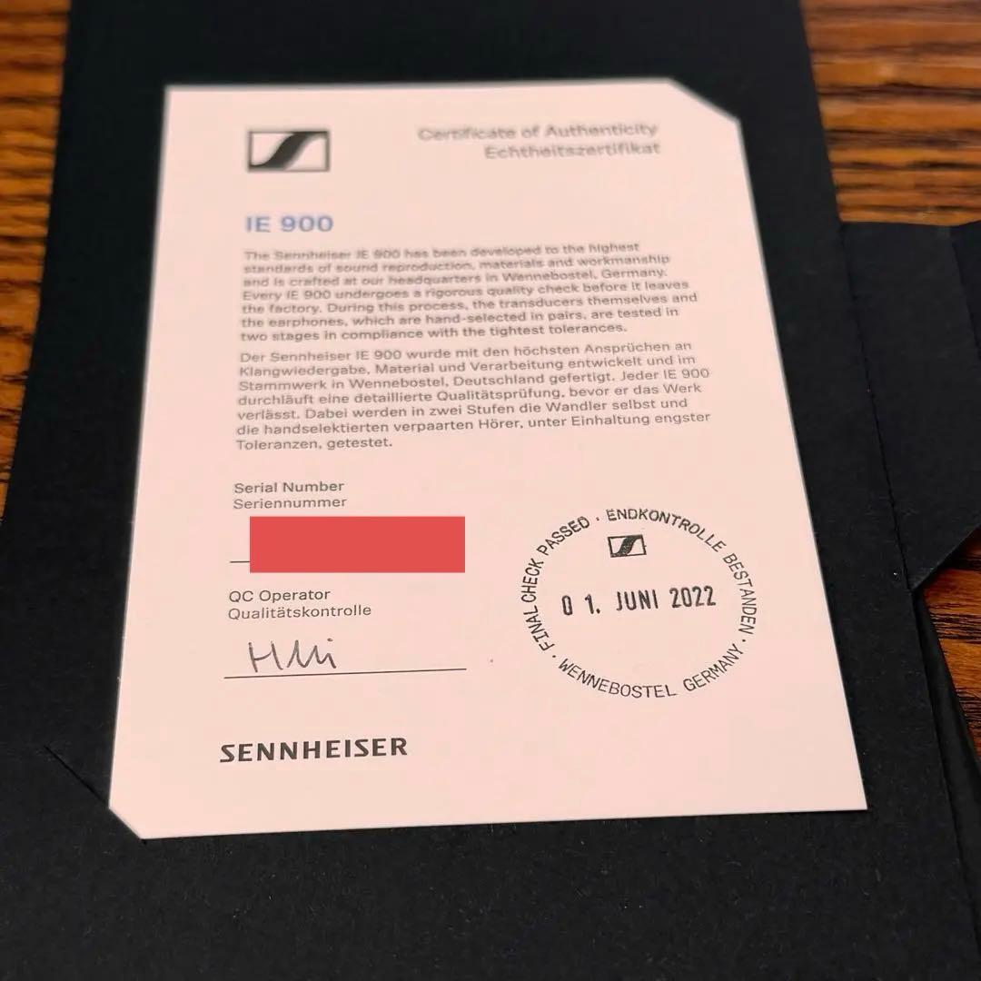 FADESENNHEISER IE900 [純正品] 未使用品