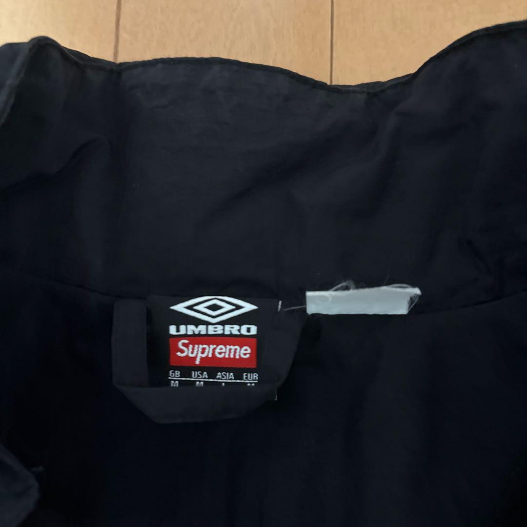 Supreme ナイロンジャケット Lブラックアンブロコラボ mm