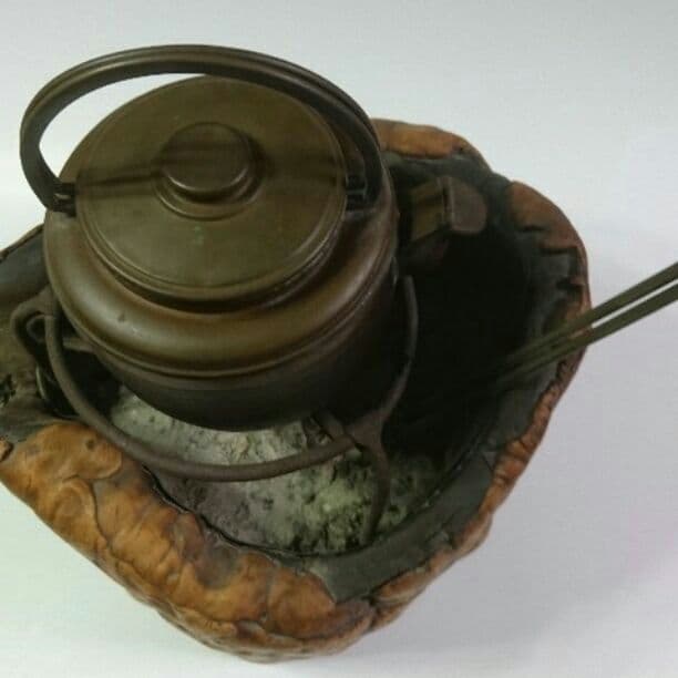 天然切り株火鉢