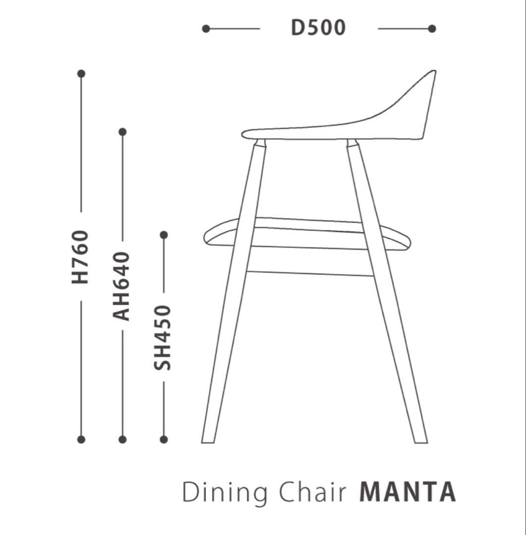 関家具NOWHERE LIKE  DINING CHAIR MANTA