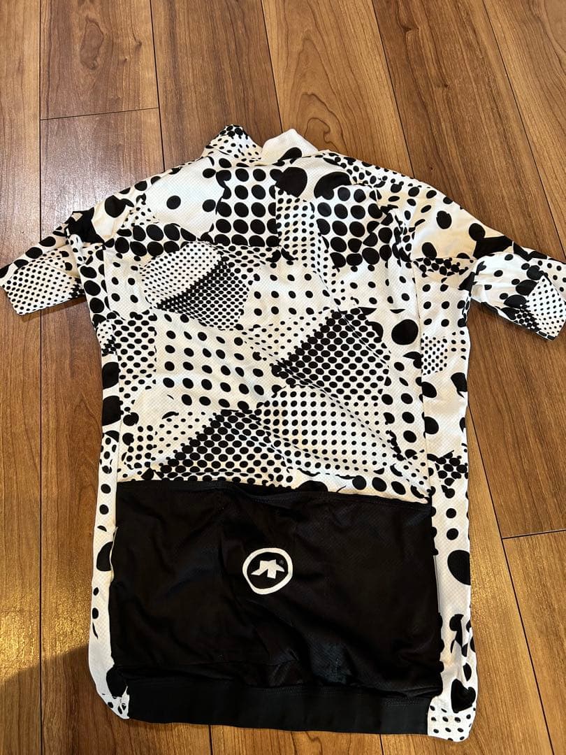 アソスassos ErlkoenigSS Jersey半袖サイクルジャージ白黒S