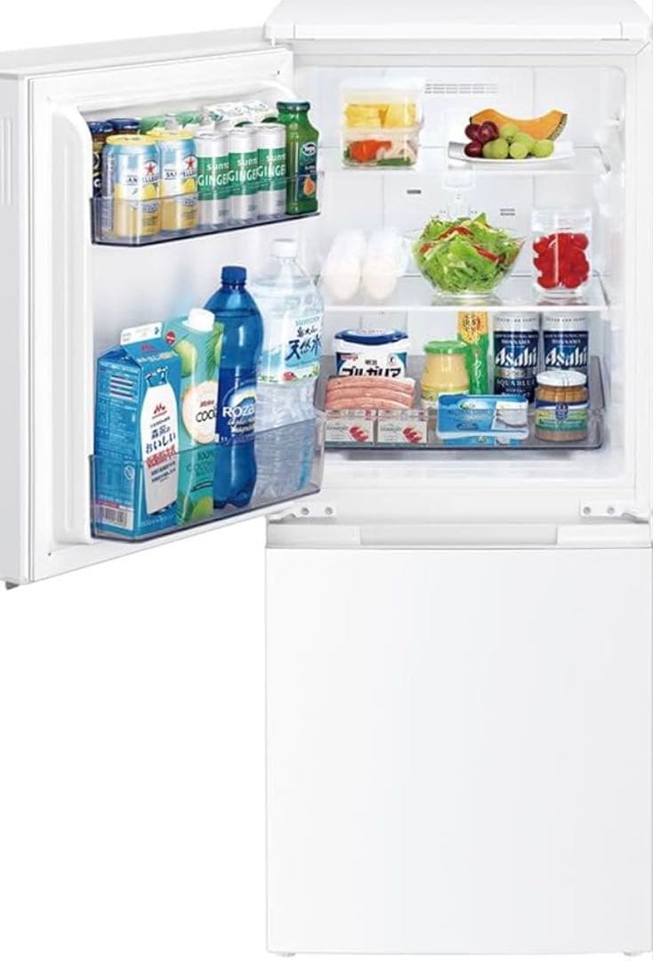 中古美品2024年製 SHARP シャープ 単身用 SJ-D15P-W 左開き可