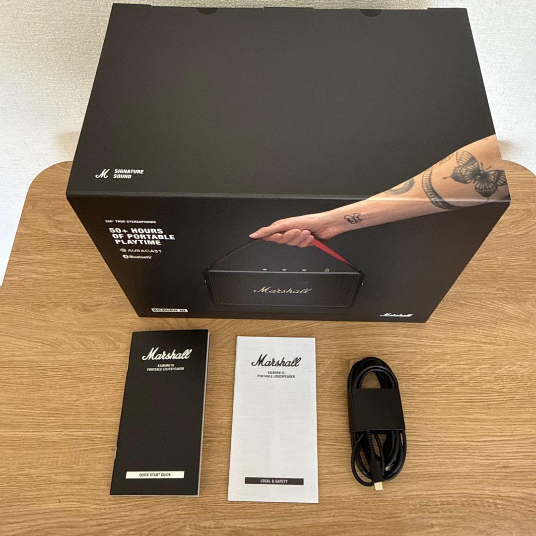 【2025新作｜使用数時間】Marshall「KILBURN Ⅲ」スピーカー