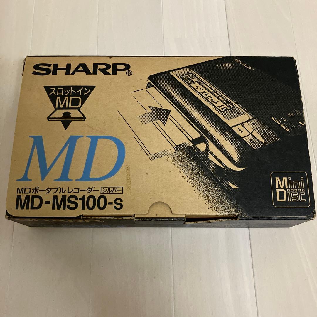 SHARP ポータブルMDレコーダー Mini Disc MD-MS100-s