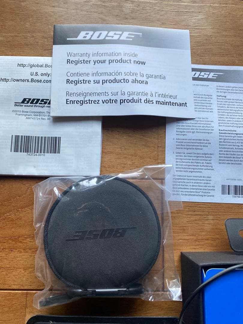 BOSE SoundSport 有線イヤホン イヤーチップ3種 箱説明書漏れなし