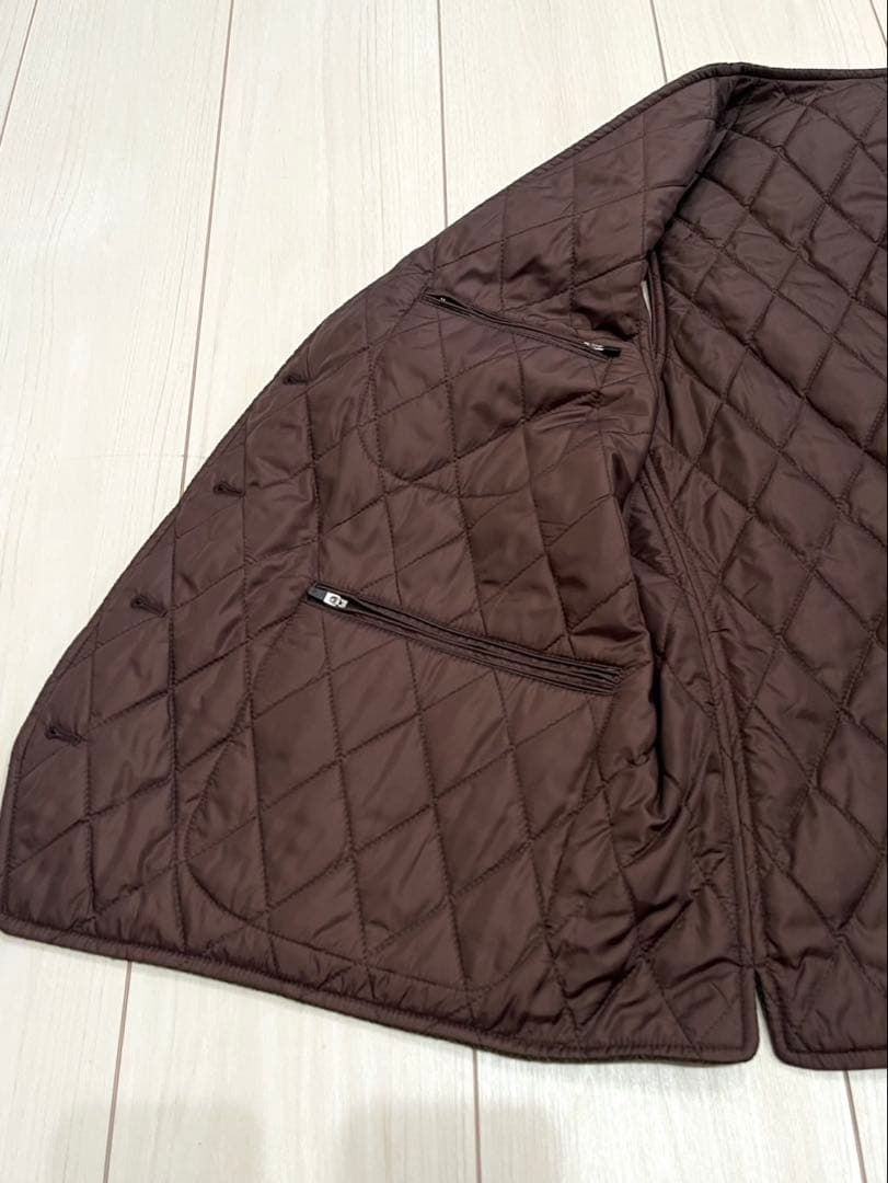 ★新品★THE SCOTCH HOUSE リバーシブル中綿ベスト メンズ L