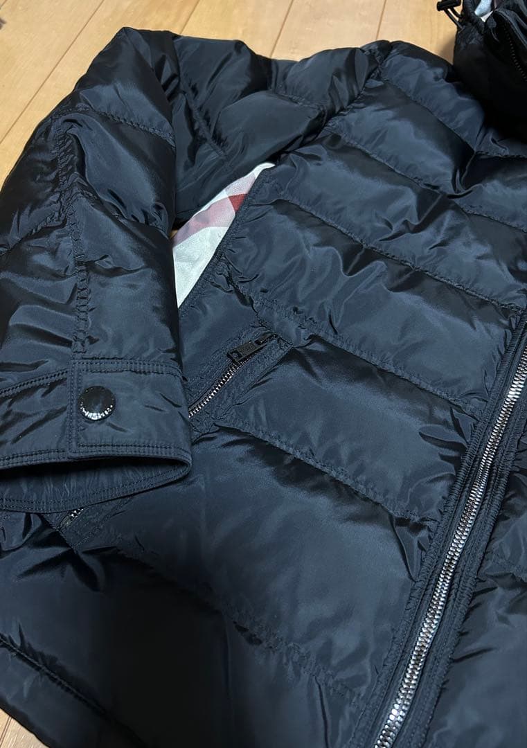 ブラックレーベルクレストブリッジ 店舗限定 CBチェック ダウンジャケット 美品