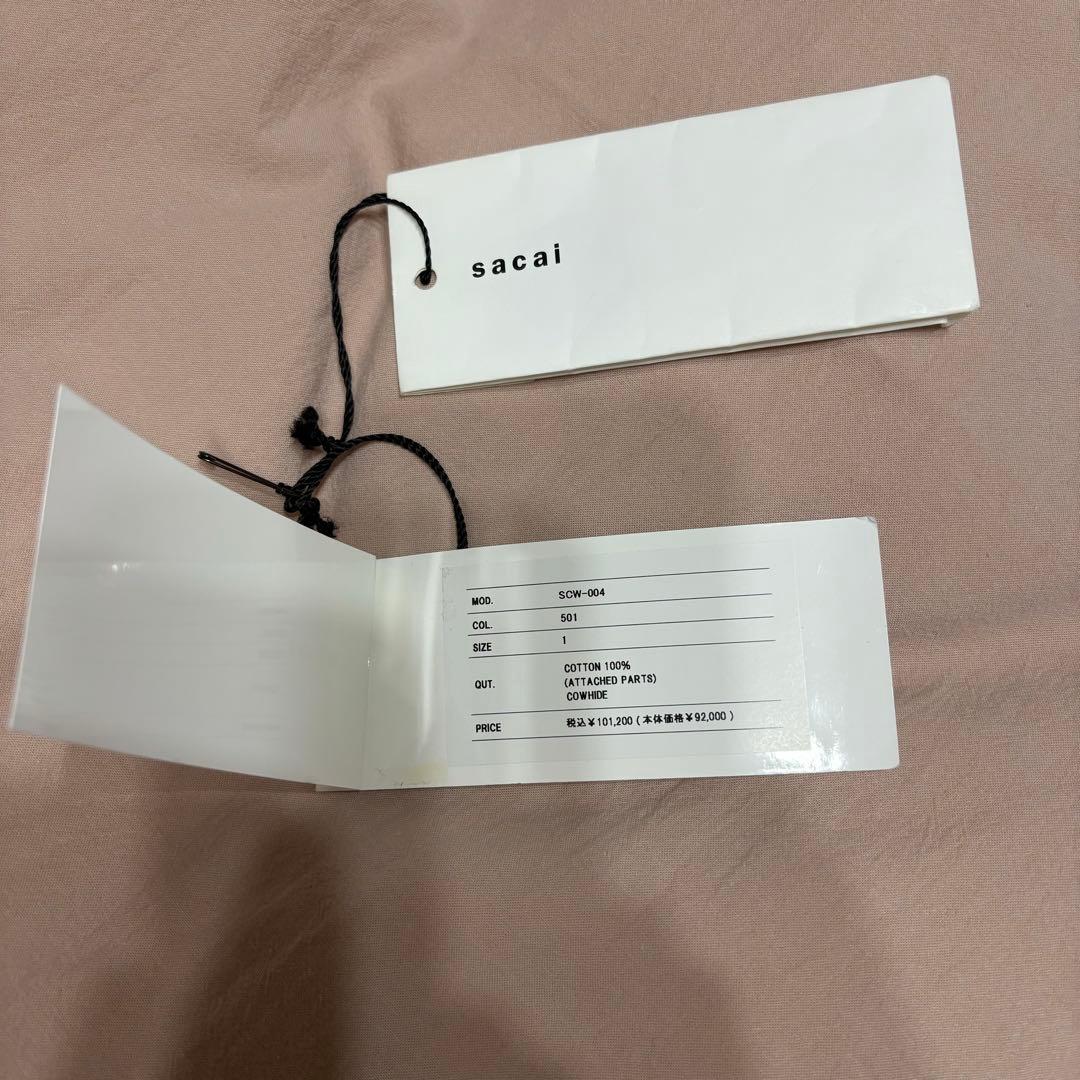 sacai コットンナイロン オックスフォード コート SCW-004 サイズ1