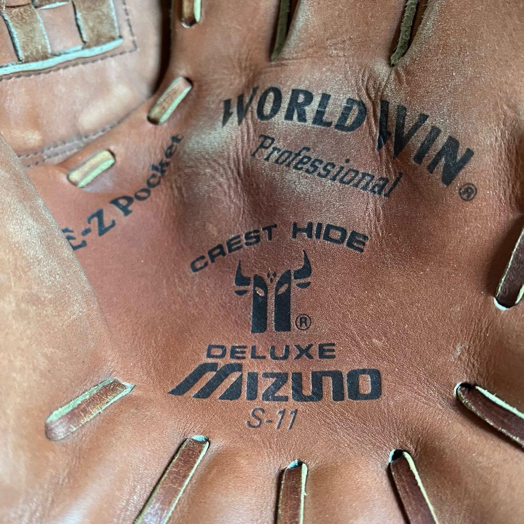 ミズノ ワールドウィン プロフェッショナル 一般硬式？ グローブ グラブ 美品