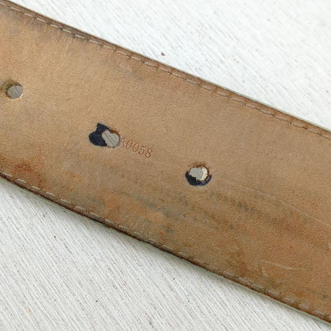 ルイヴィトン サンチュール LVイニシャル ベルト ダミエアーズ ホワイト