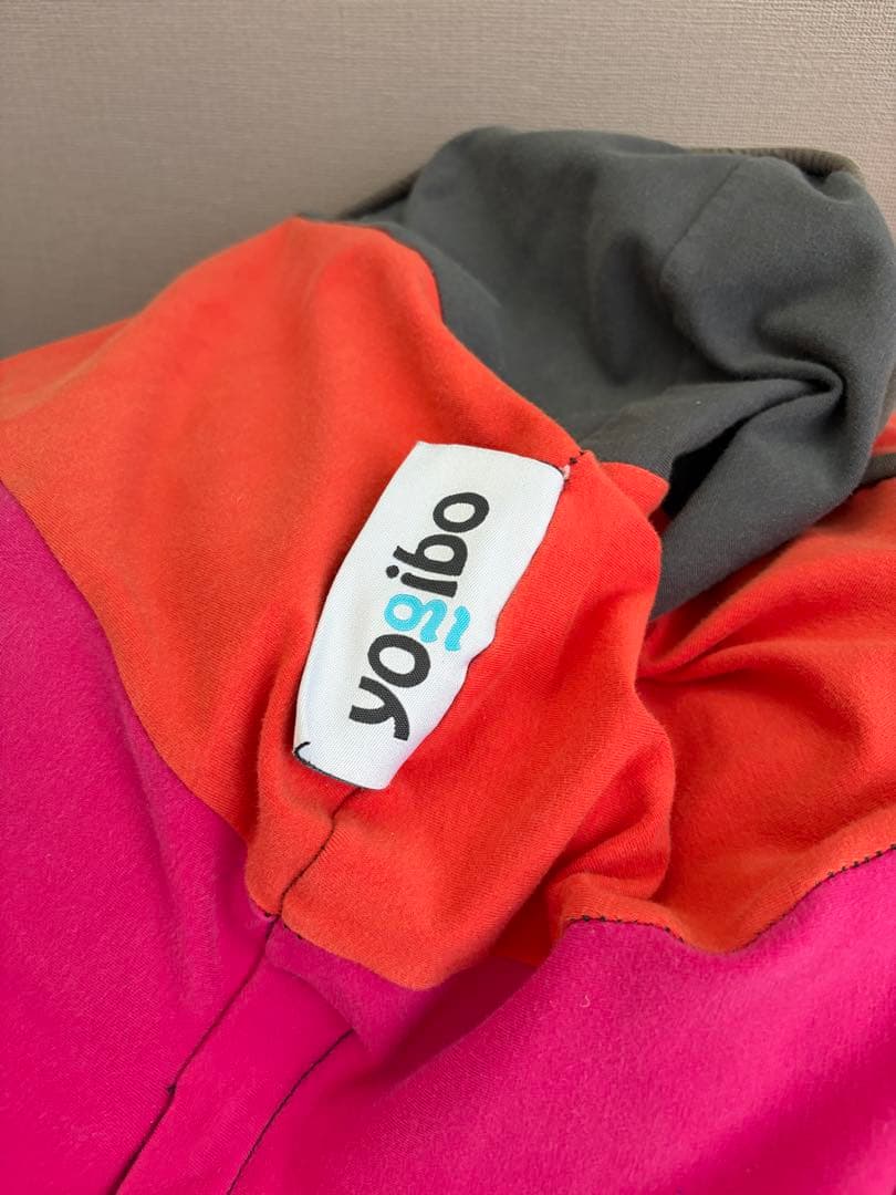 【値下】yogibo ラウンジャー　ビーズクッション レインボーカラー