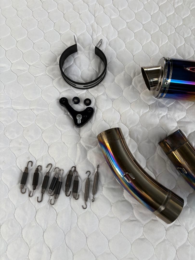 【3日間限定価格】Z900RS ストライカーチタンマフラー　フルエキ8BL用