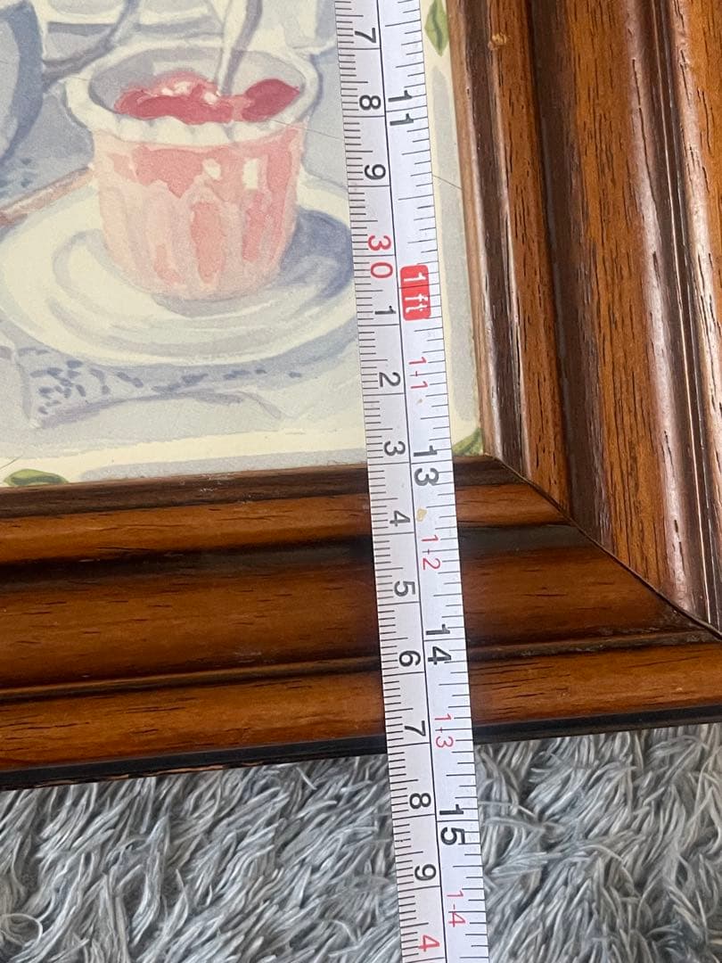 イギリス製 TILECRAFTS 木製トレイ ティートレイ ヴィンテージ