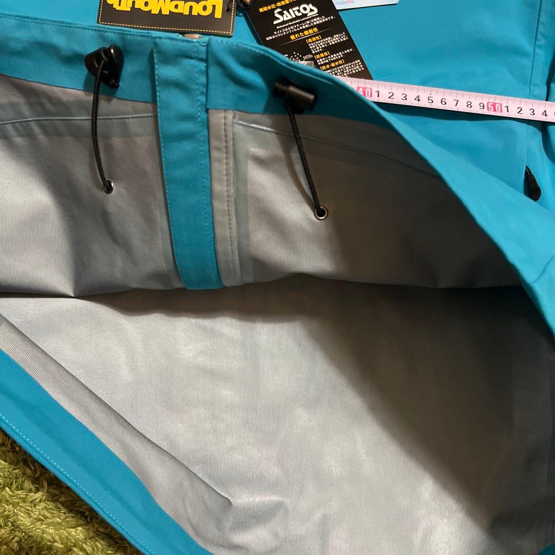 新品Lサイズ　高機能ラウドマウスゴルフメンズダントツ撥水レインウェア　ブルー