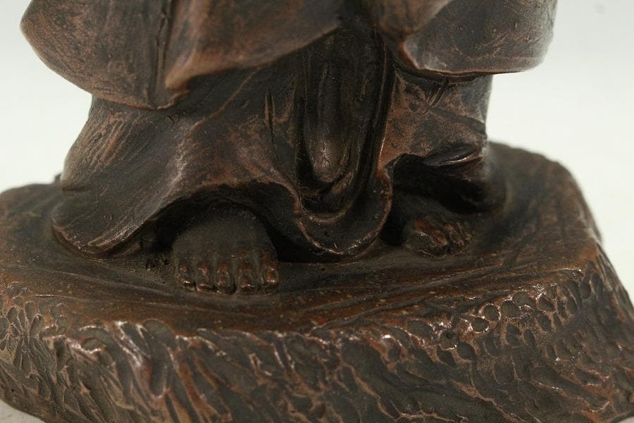 古備前 仏像 時代物(K-XA942)