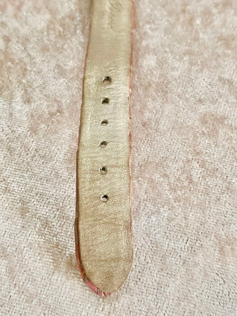 【中古品】Chopard スクエアフェイス 時計 ピンク