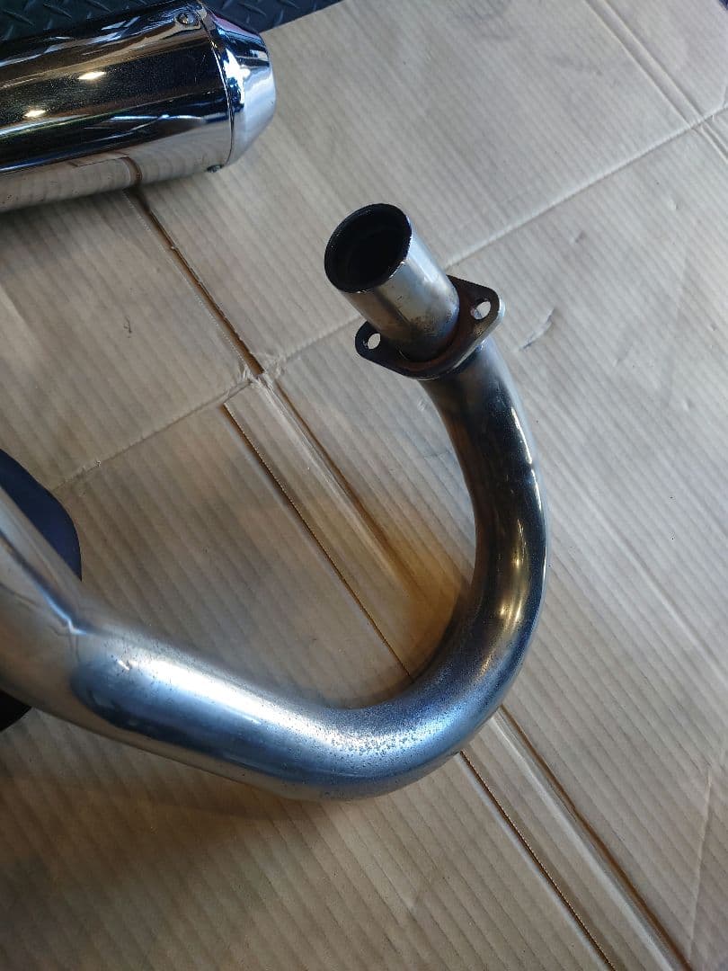 【正月限定！値下げ中】250TR 左出しアップマフラー パープルヘイズ